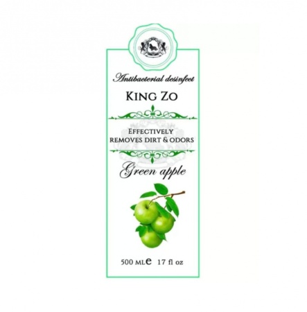 Уничтожитель пятен и запахов "KING ZO" с ароматом яблока, 480 мл
